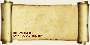 Nadja Odalović vizit kartica